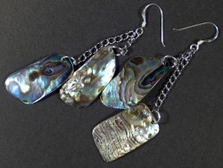 Paua earring pair
